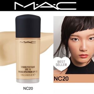 MAC Studio Fix Fluid SPF 15 Foundation NC20